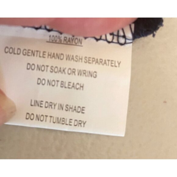 Debbie Dabbie Navy & White Lace Trim Romper Size 8 - Picture 5 of 11